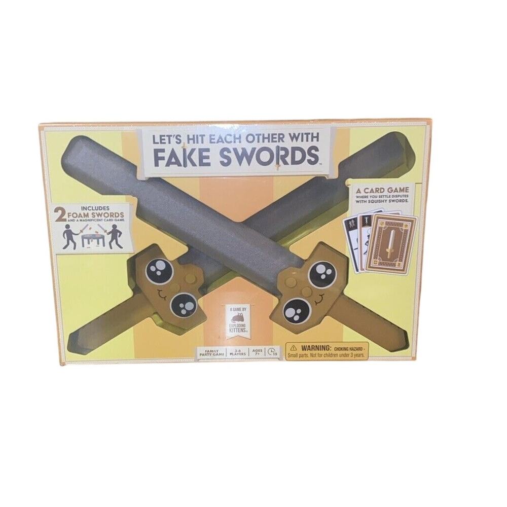 Exploding Kittens Let's Hit Each Other with Fake Swords NIB
